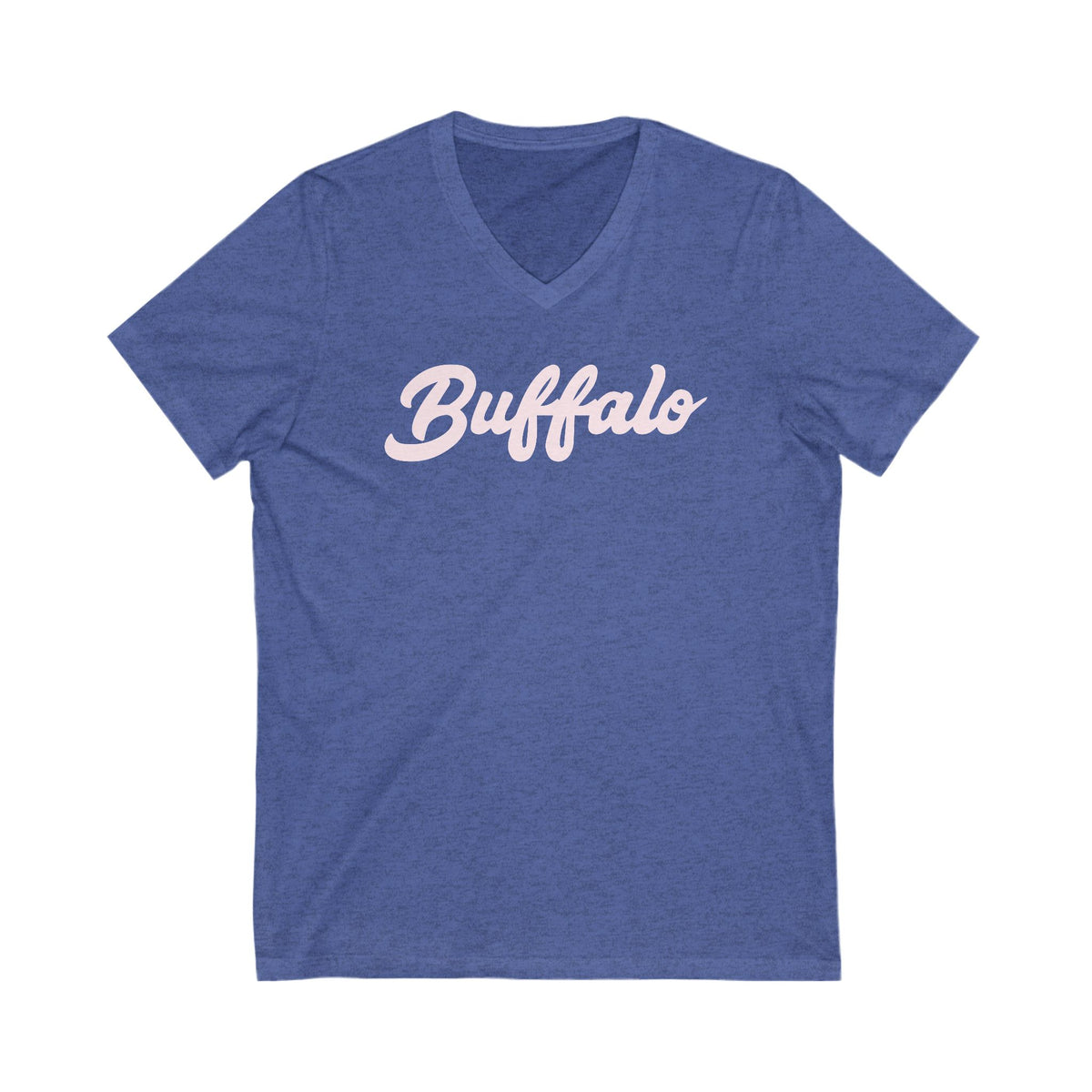 Buffalo Script - Royal - V-Neck – Buffalo Apparel Company