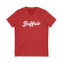 Buffalo Script - Royal - V-Neck