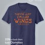 They’re Just Called Wings T-shirt – Buffalo NY wings design Est. 1964, fun foodie apparel for children. Hope Rises Fundraiser.