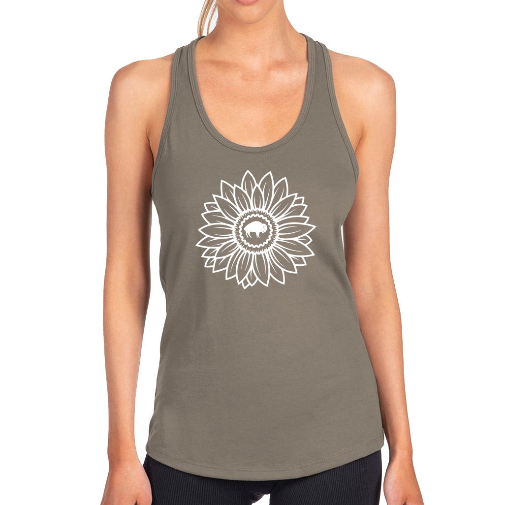 Neon Floral Buffalos Pet Tank Top