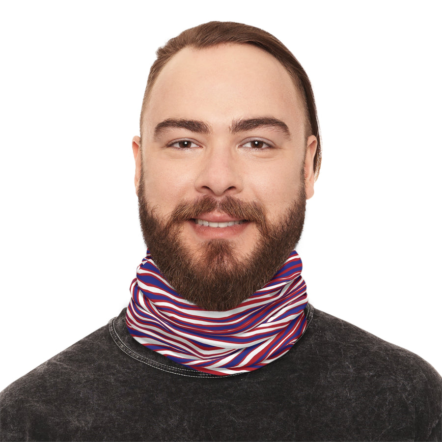 Buffalo Football Zoo Stripe -  Winter Neck Gaiter
