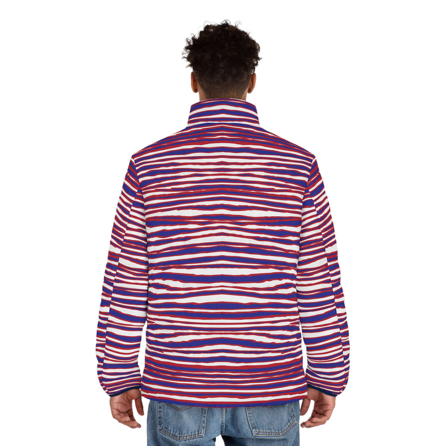 Buffalo Football Zoo Stripe - Wave Puffer Jacket