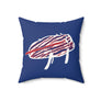 Buffalo Football Zoo Potato 17 - Faux Suede Pillow