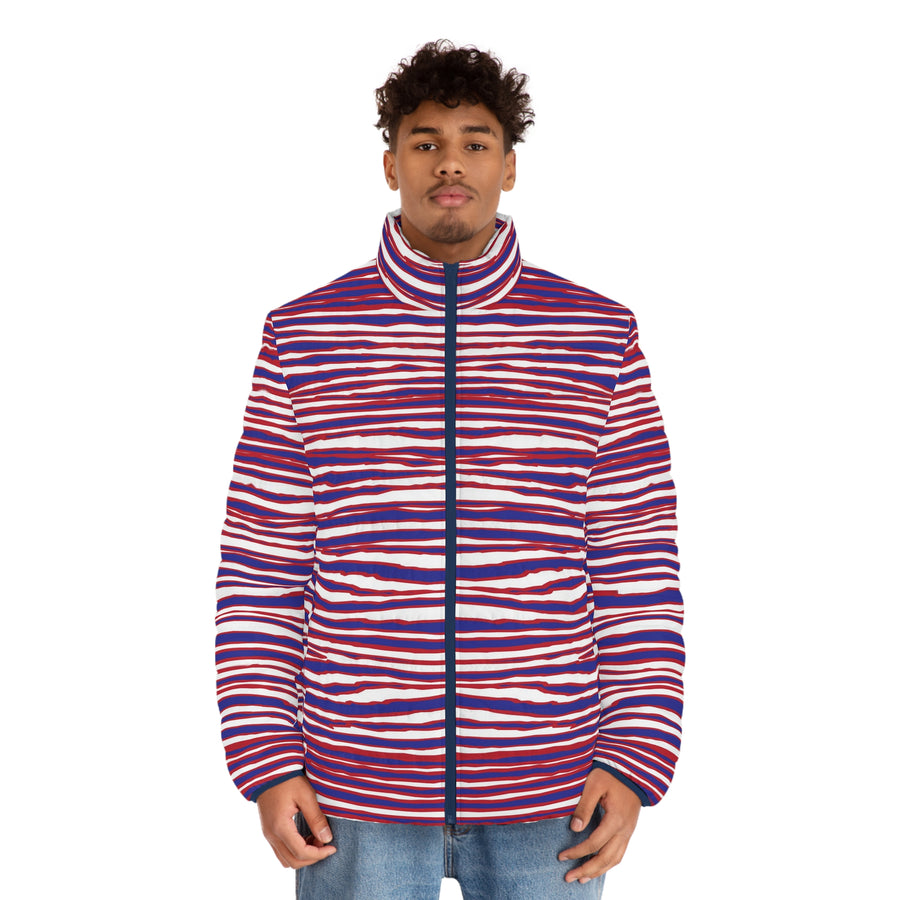 Buffalo Football Zoo Stripe - Wave Puffer Jacket