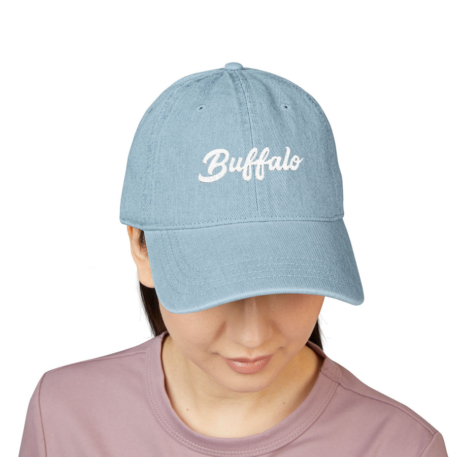 Buffalo Script - Denim Hat