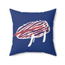 Buffalo Football Zoo Potato 17 - Faux Suede Pillow