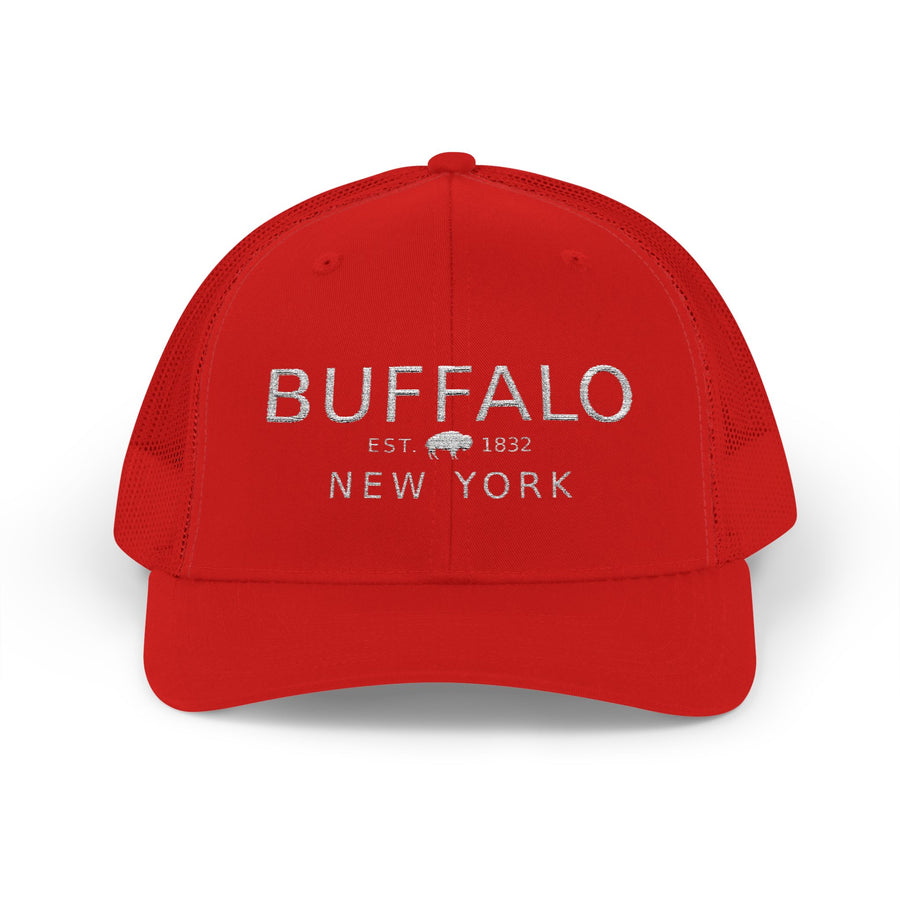 Buffalo, NY 1832 - White Thread - Trucker Hat