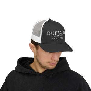 Buffalo, NY 1832 - White Thread - Trucker Hat