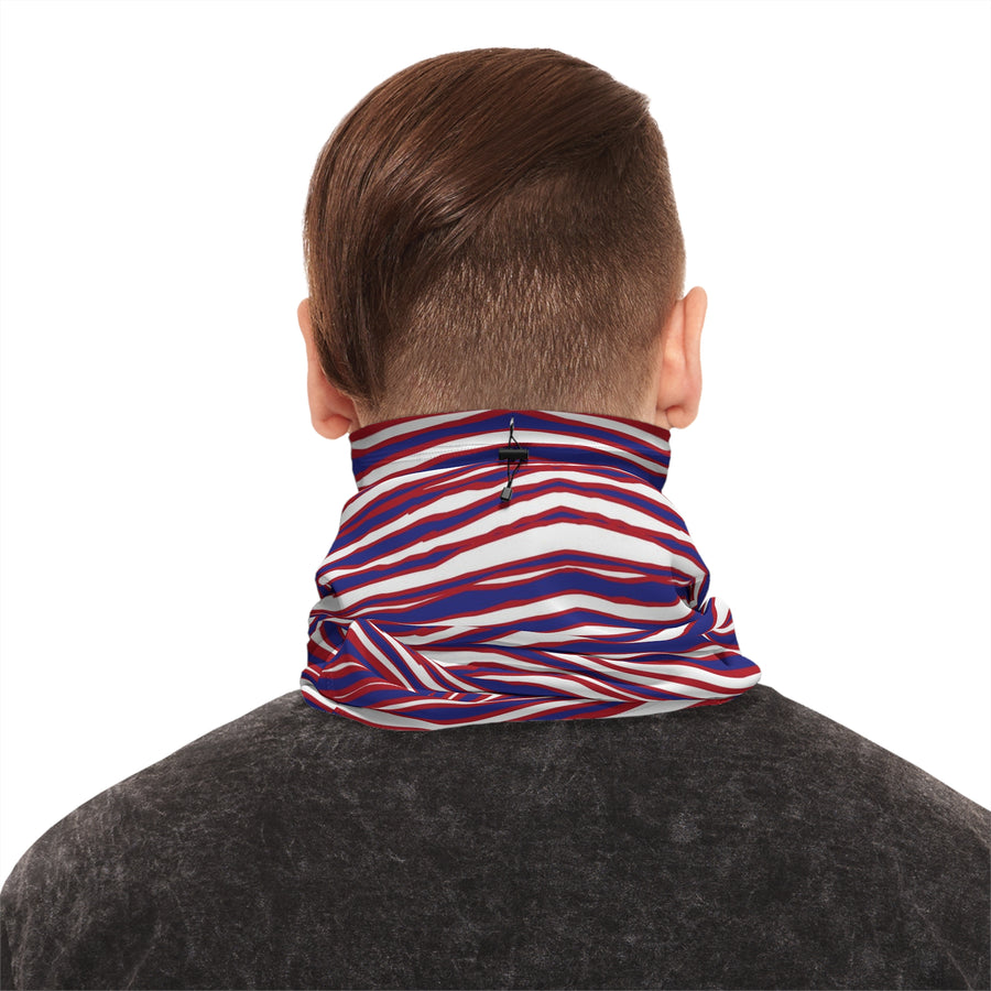 Buffalo Football Zoo Stripe -  Winter Neck Gaiter