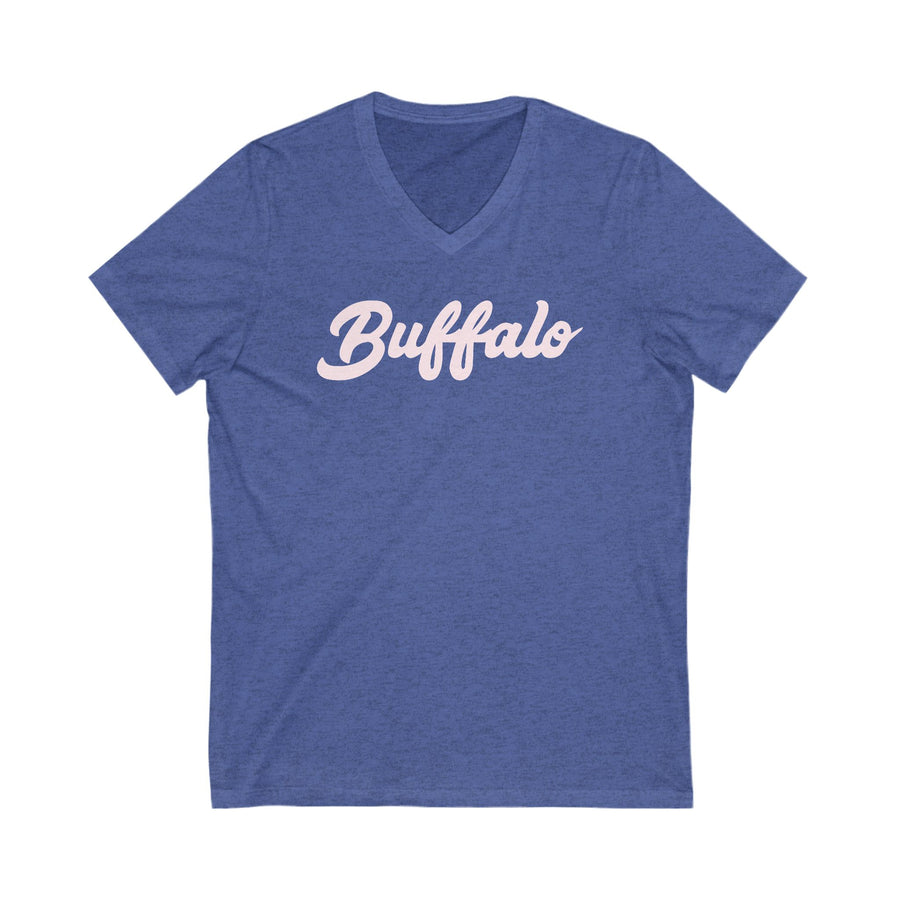 Buffalo Script - Royal - V-Neck