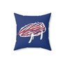 Buffalo Football Zoo Potato 17 - Faux Suede Pillow