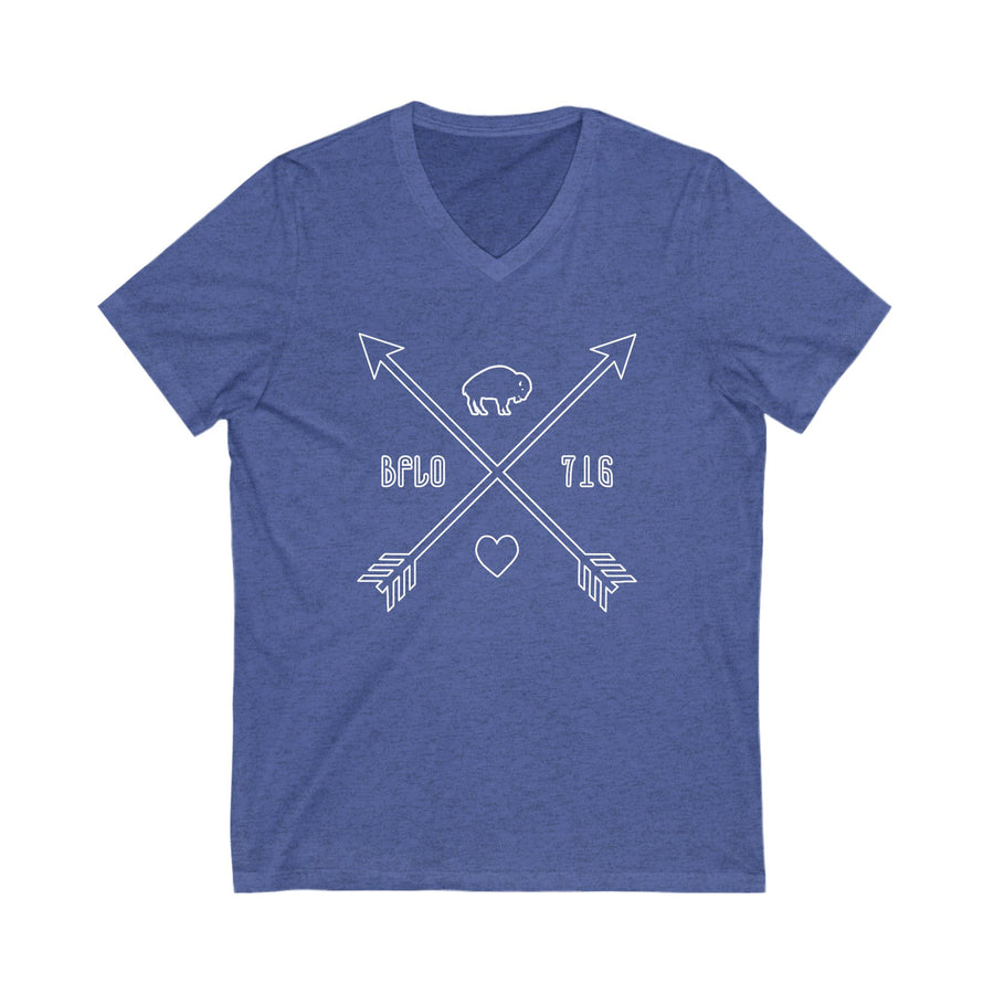 716 Love  BFLO Arrows - V-Neck