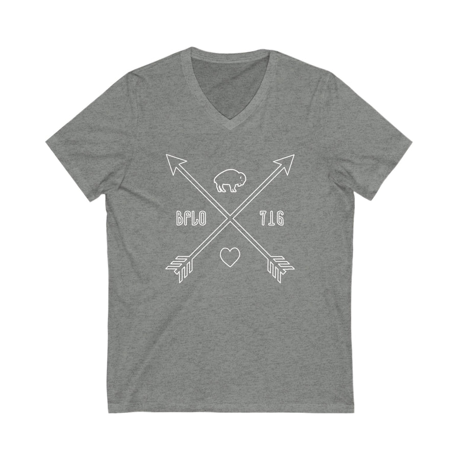 716 Love  BFLO Arrows - V-Neck
