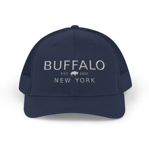 Buffalo, NY 1832 - White Thread - Trucker Hat