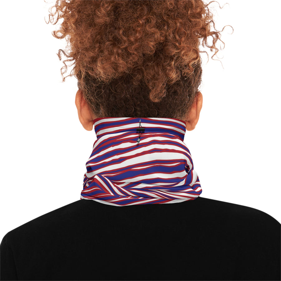 Buffalo Football Zoo Stripe -  Winter Neck Gaiter