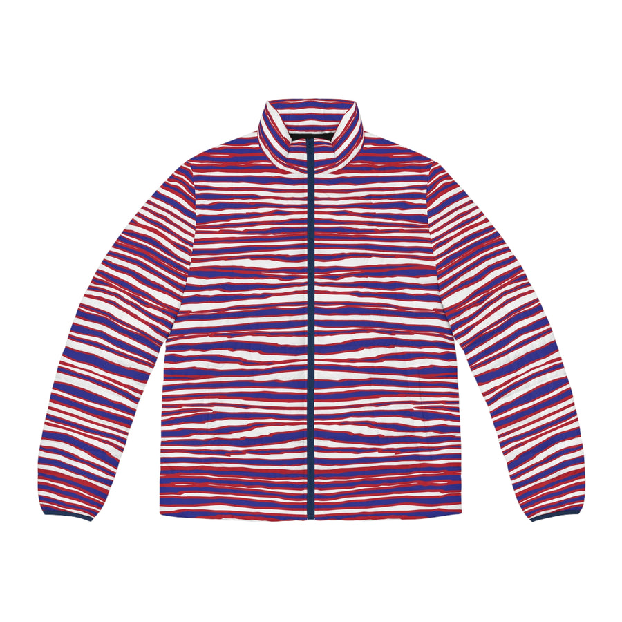 Buffalo Football Zoo Stripe - Wave Puffer Jacket