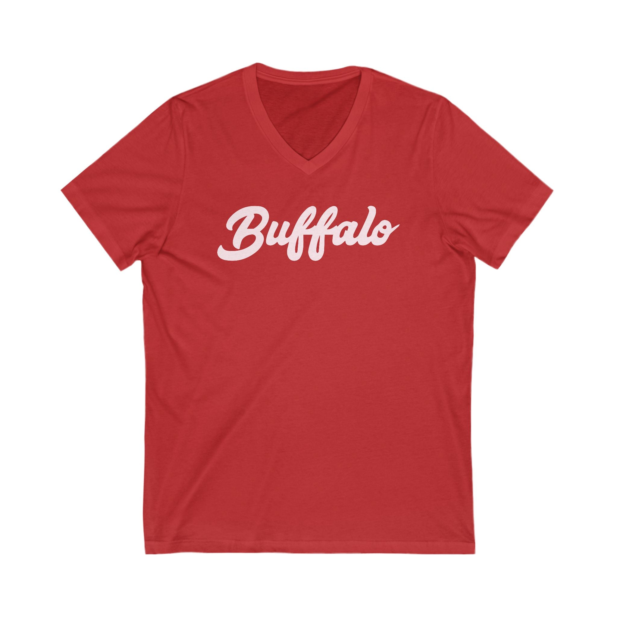 Buffalo Script - Royal - V-Neck – Buffalo Apparel Company