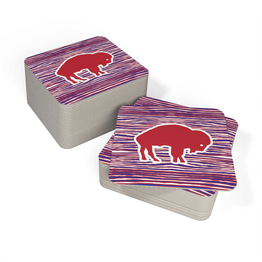 Buffalo Football - Coasters (50, 100 pcs)