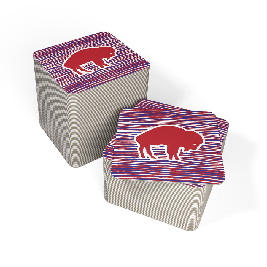 Buffalo Football - Coasters (50, 100 pcs)
